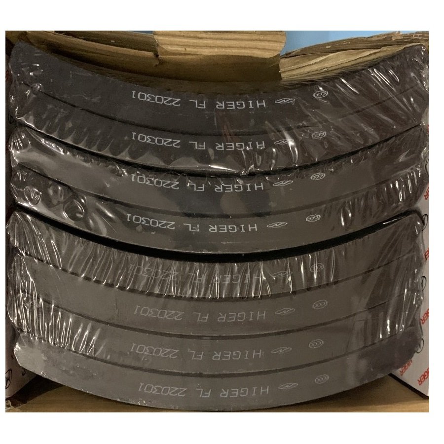 Supply Higer Bus Parts Brake Lining for HIGER YUTONG KONGLONG