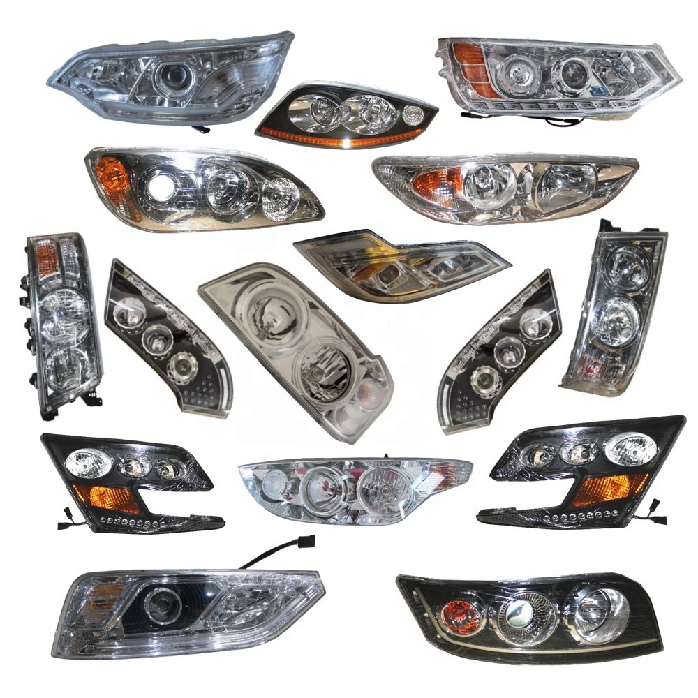 Heavy Duty Spare Parts Electric Bus Front Light Headlight Headlamp Bus Body Parts Auto Led Lighting System Bus Spare Parts