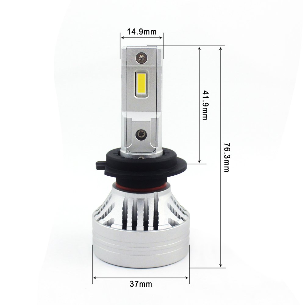 Newest 10000LM X9S LED Headlight Bulbs H4 H7 H11 H13 9005 9006 With G-XP LED Chip 55W CANBUS Decoder for Car Headlight 6500K