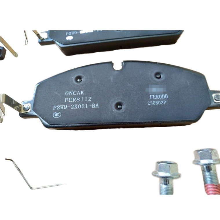 High Quality Front Brake Pads Set Clip for Ford Transit V363 P2W9-2K021-BA Double Tyre New Condition Rear Position