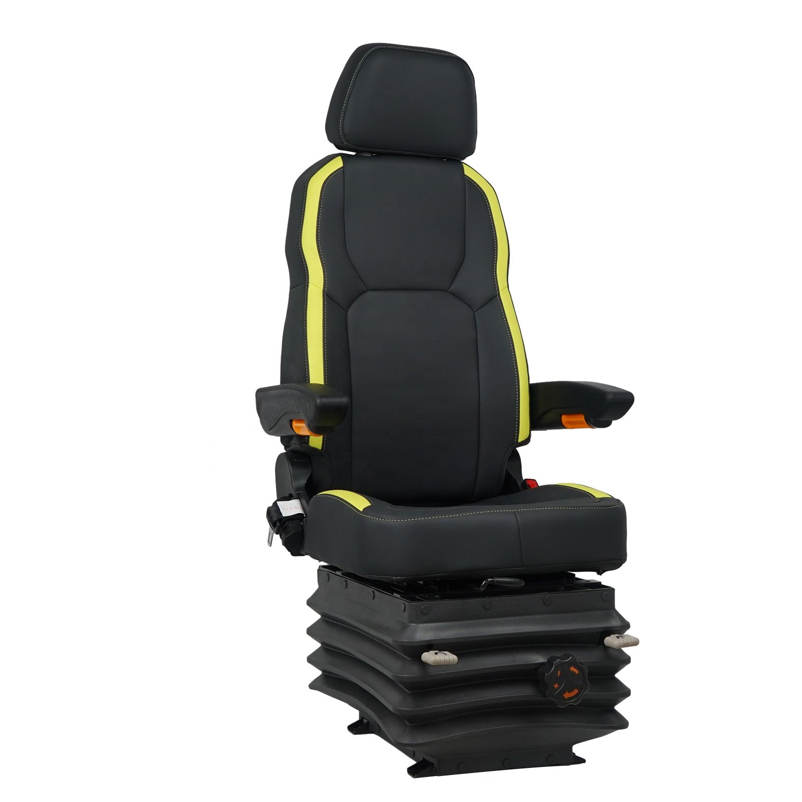 Heavy Duty PVC Bus and Truck Driver Seat with Mechanical Suspension