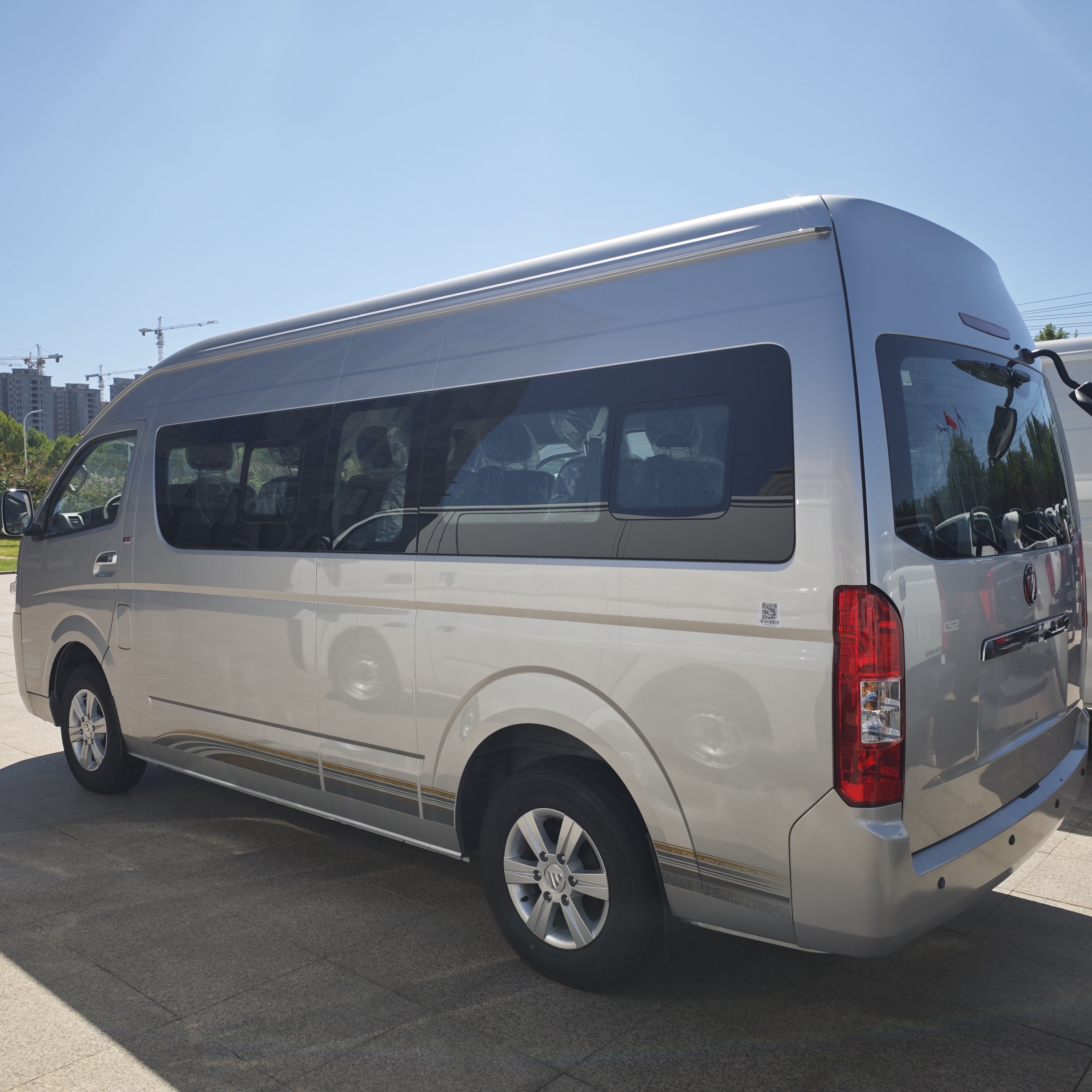 Foton Silver 14 17 19 Seater Passenger Right Hand Drive LHD RHD Mini Bus Buses With High Quality