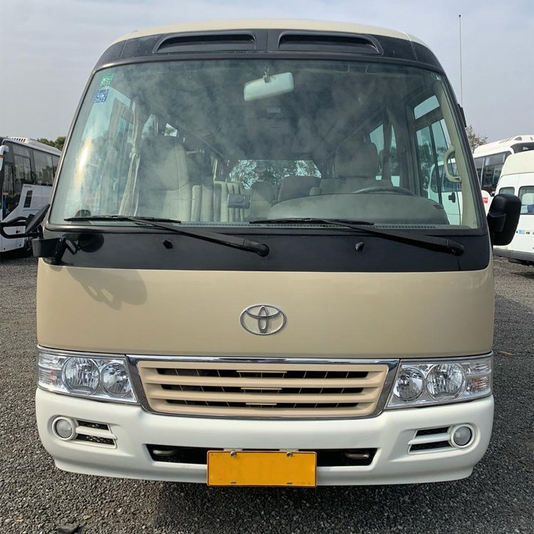 High Quality 30 Seats diesel Engine LHD toyota coaster Passenger Buses Used Bus for Sale
