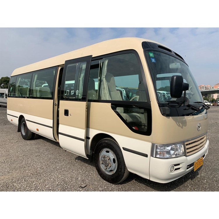 High Quality 30 Seats diesel Engine LHD toyota coaster Passenger Buses Used Bus for Sale