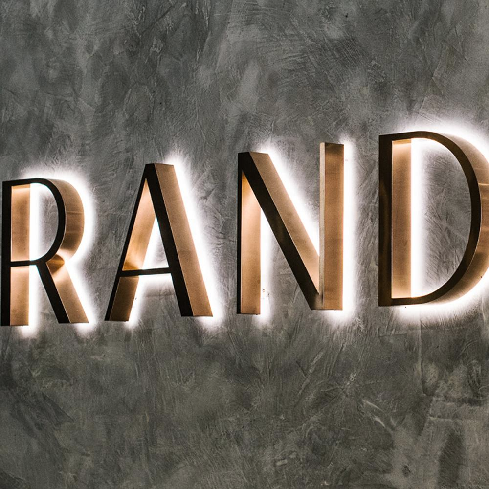 3d Letter Backlit Sign Led Signage Custom Outdoor Led Letter Metal Signage Signboard logo Led for Signage Outdoor Business Sign