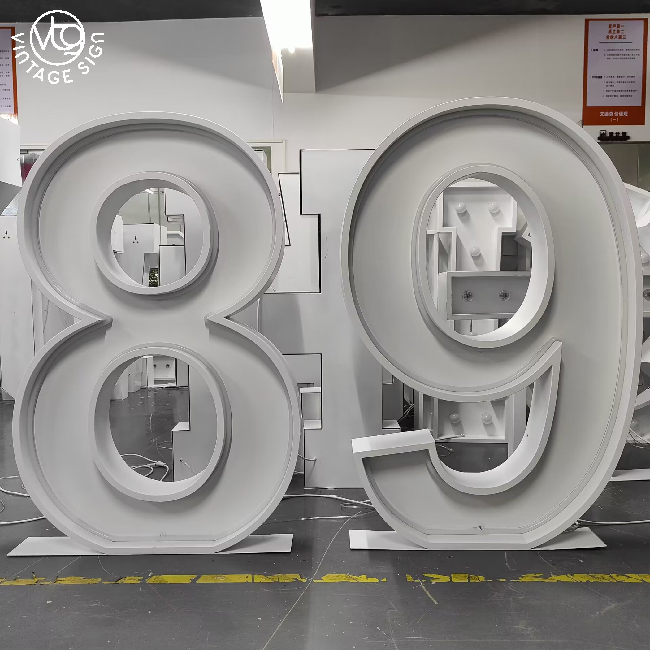Giant Led Light up Marquee Letters Numbers Neon Mr and Mrs Large Sign Metal Big for Parties