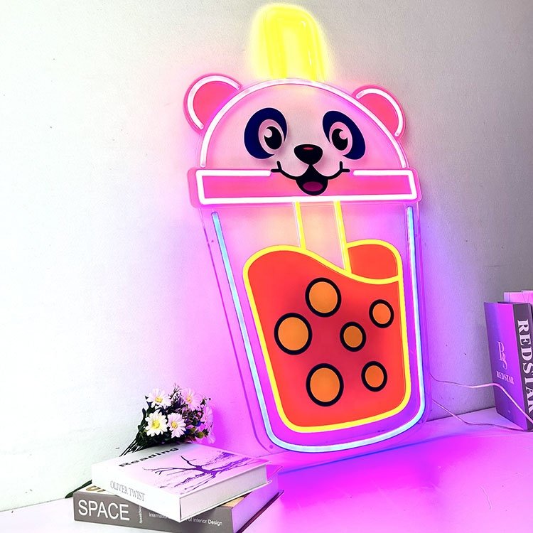 Company Wall Decor 1PC Personalized LED Logo Custom UV Print Hello Gorgeous Neon Sign