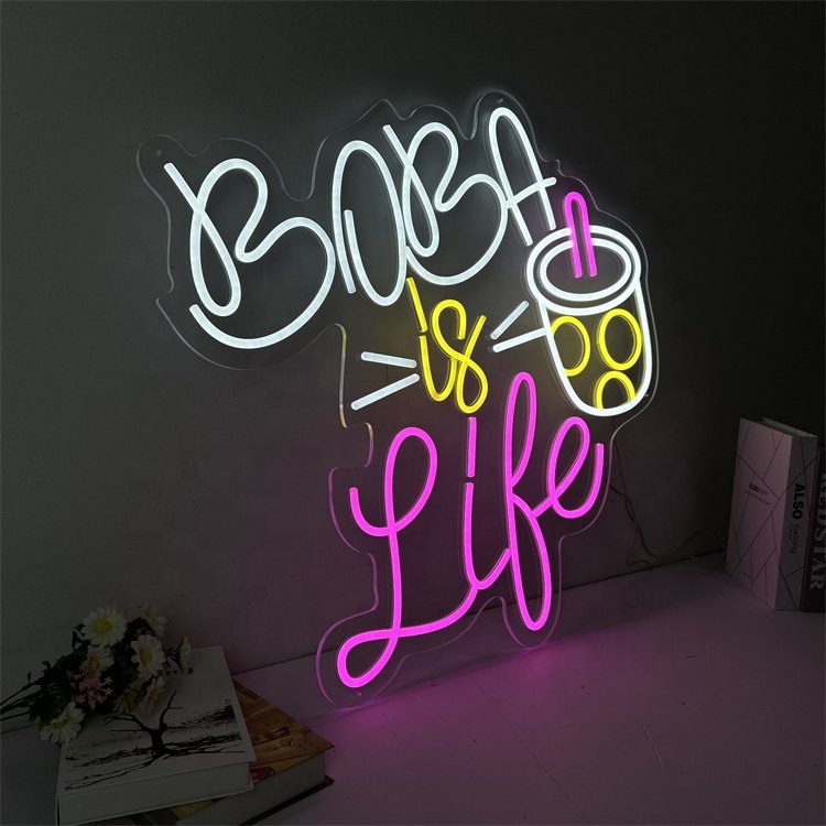 Company Wall Decor 1PC Personalized LED Logo Custom UV Print Hello Gorgeous Neon Sign