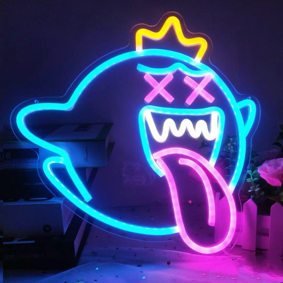 GKO Custom Neon Sign Wing Wedding Home Beer Bar Wall Acrylic 12V Led Neon Lights for Gaming Decor