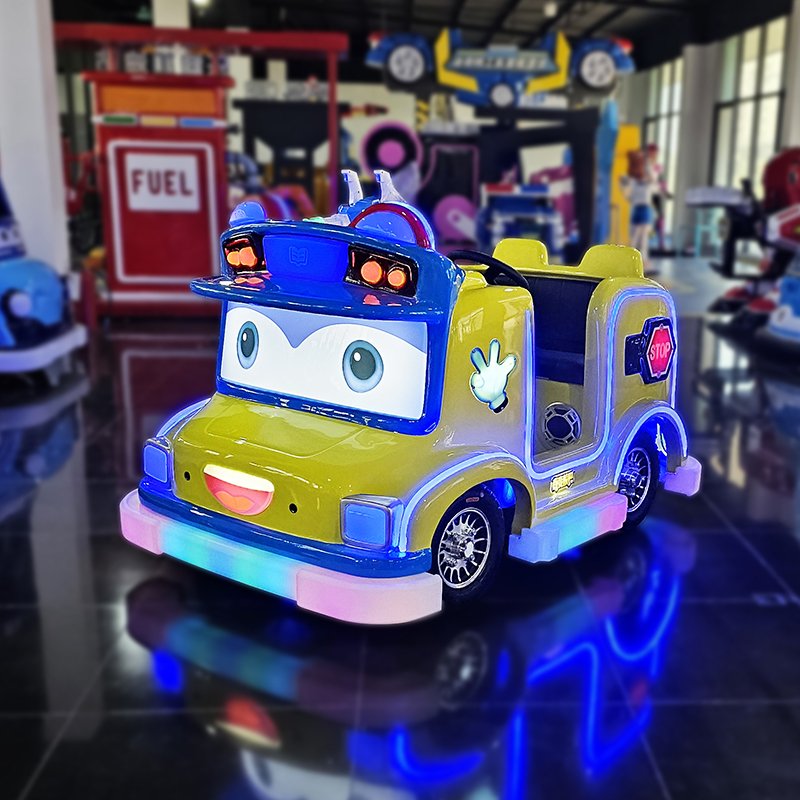 Factory Price Electric Bumper Car Ride Kids' Outdoor Amusement Equipment New Battery Powered Big Wheel Entertainment Mall Park
