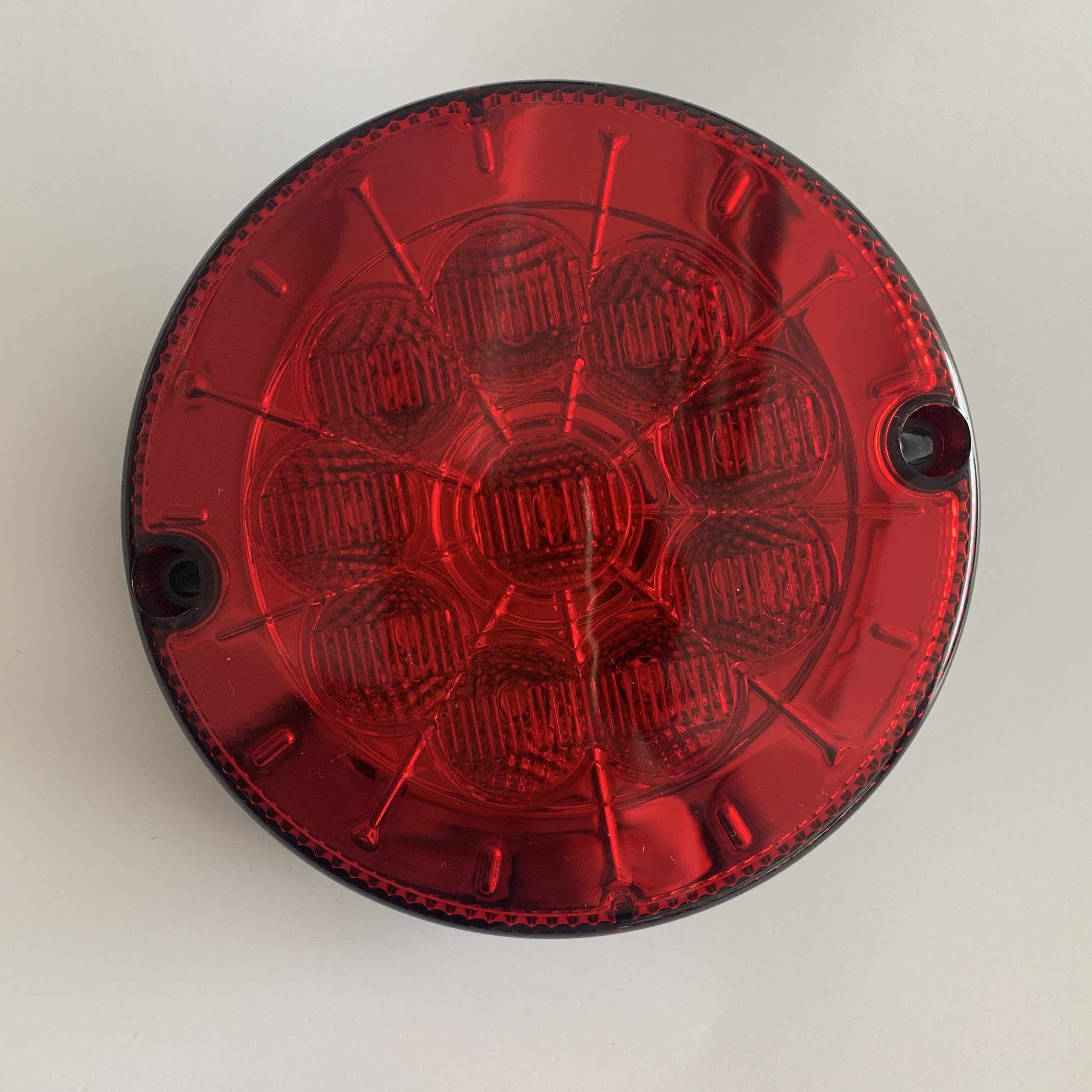 Round LED Stop Tail Turn Lights Rear Stop Turn Tail Brake Lamps Submersible Truck Trailer Bus Rv Ute Utv Motorhome