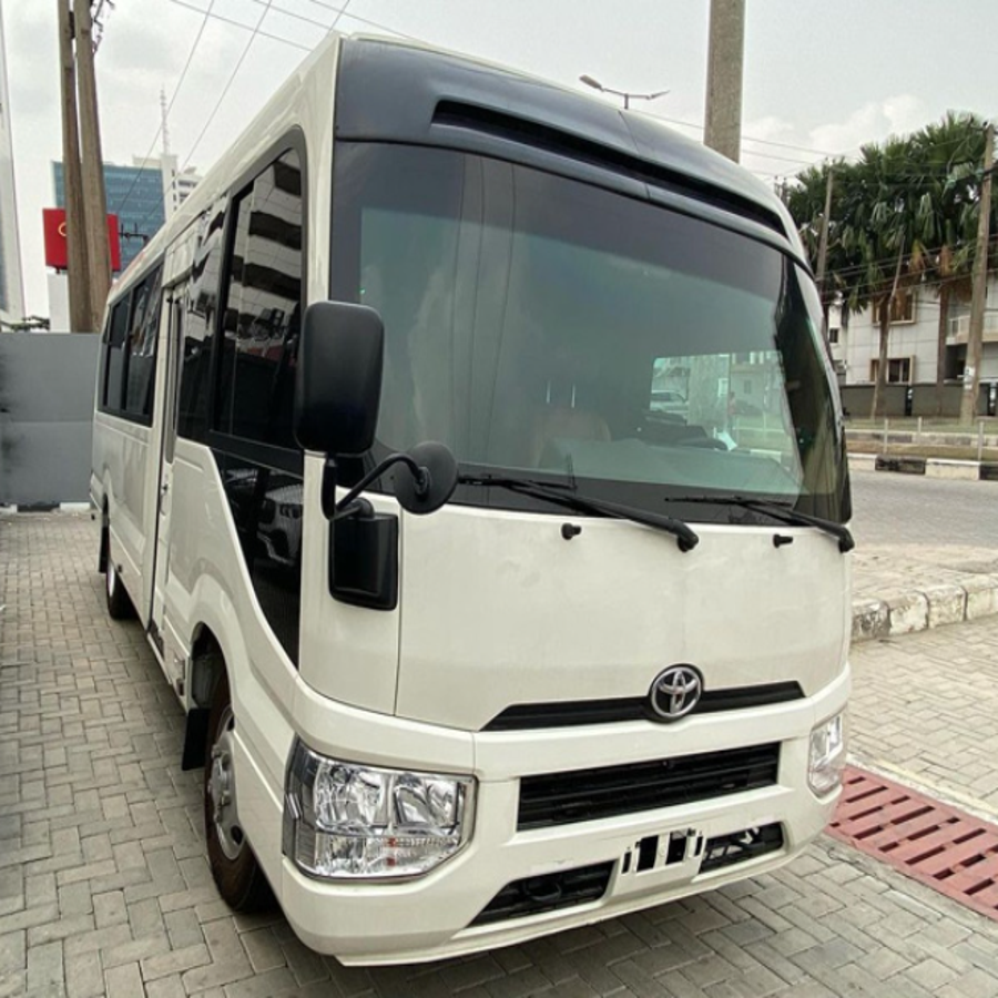 Best Price Toyota Coaster Bus 23-30 Seater Diesel Used Passenger Bus Left Hand Drive Hot Selling Fast Delivery for Sale