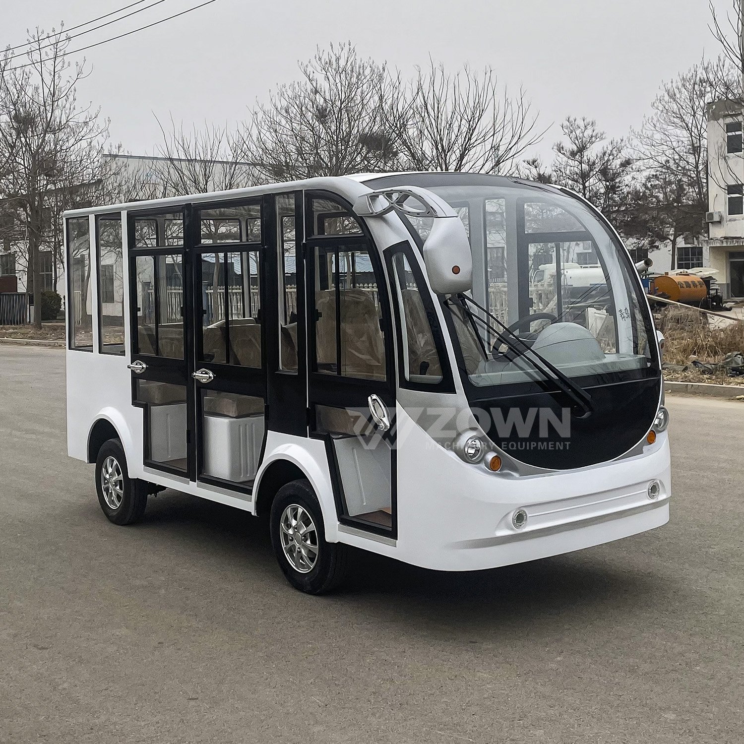 Wholesale 14 Seat Electric Sightseeing Bus 72V Electric Tour Bus Tourist Car