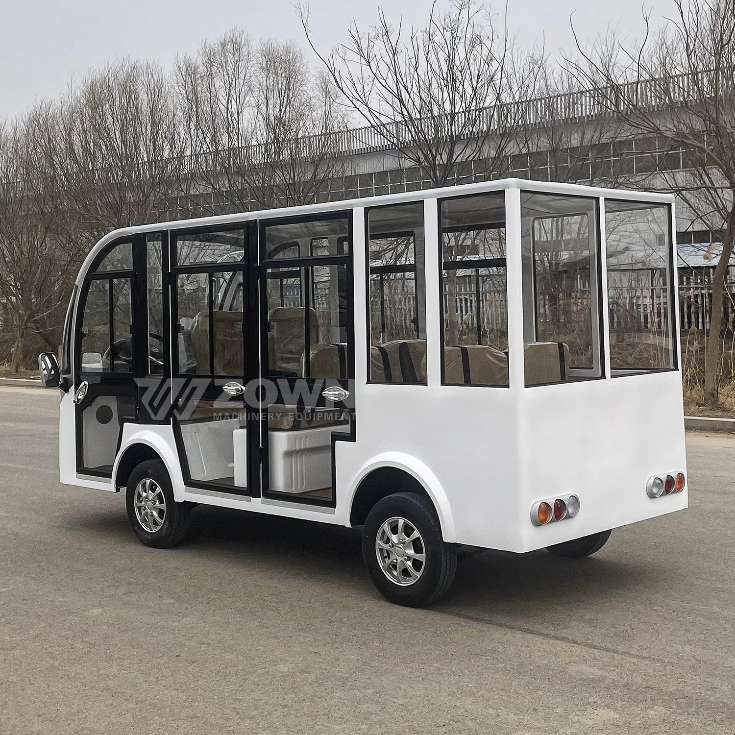 Wholesale 14 Seat Electric Sightseeing Bus 72V Electric Tour Bus Tourist Car