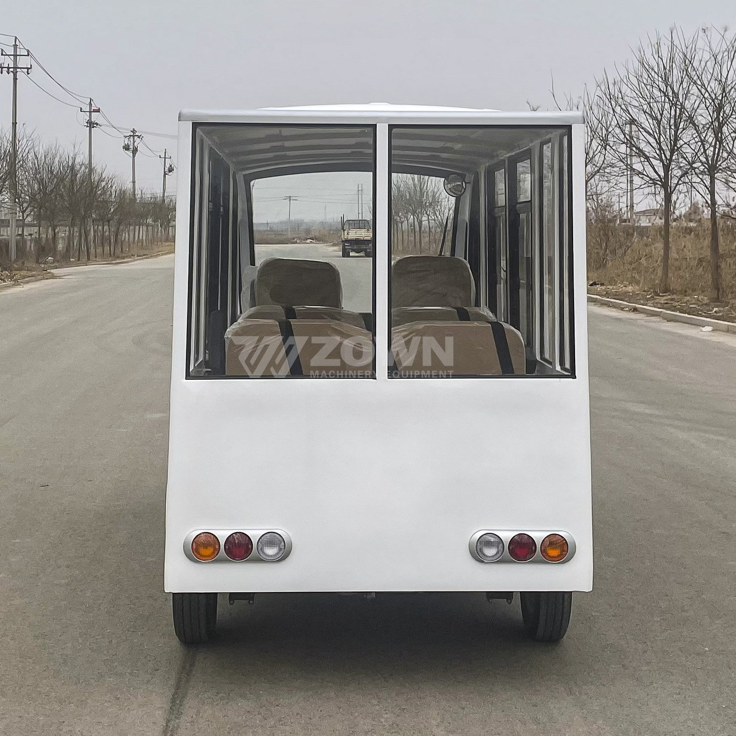 Wholesale 14 Seat Electric Sightseeing Bus 72V Electric Tour Bus Tourist Car