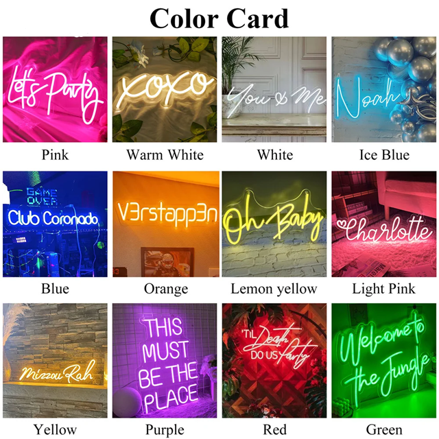 Kawaii Neon Sign Japanese Word LED Home Birthday Party Lights Room Wall Decor Girls Gift 40*15cm Support Custom 11 Colors