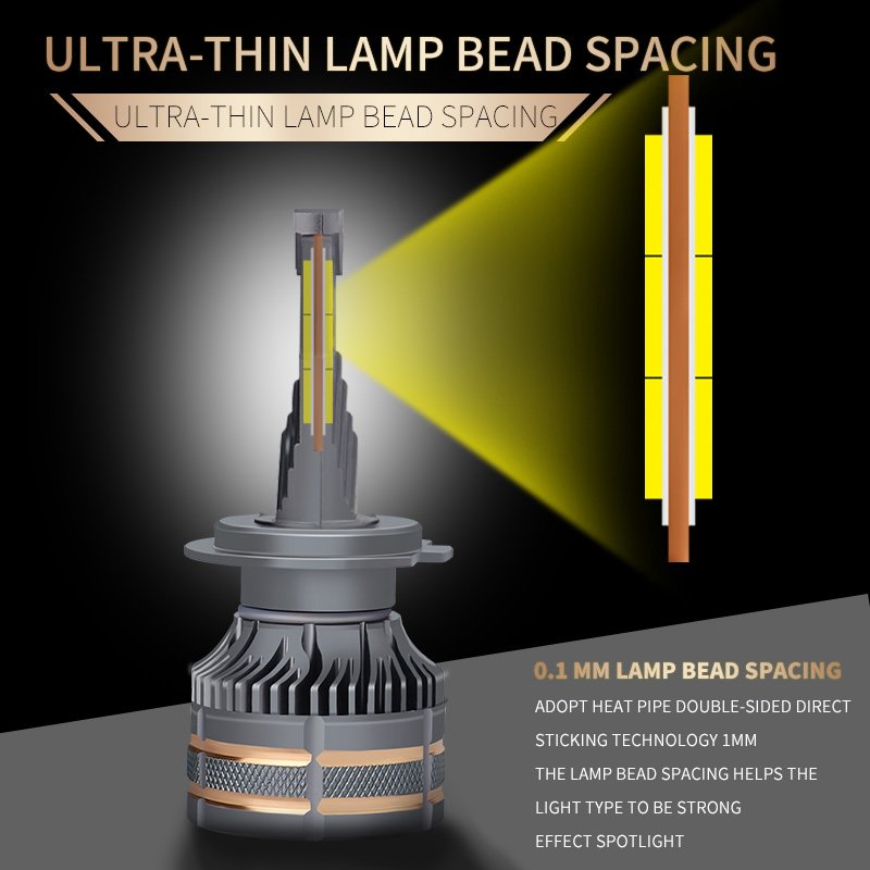 Factory Wholesale V90 H7 Trucks Led Headlight 70W 36000LM 24V Trucks Led Light for Auto Lighting System