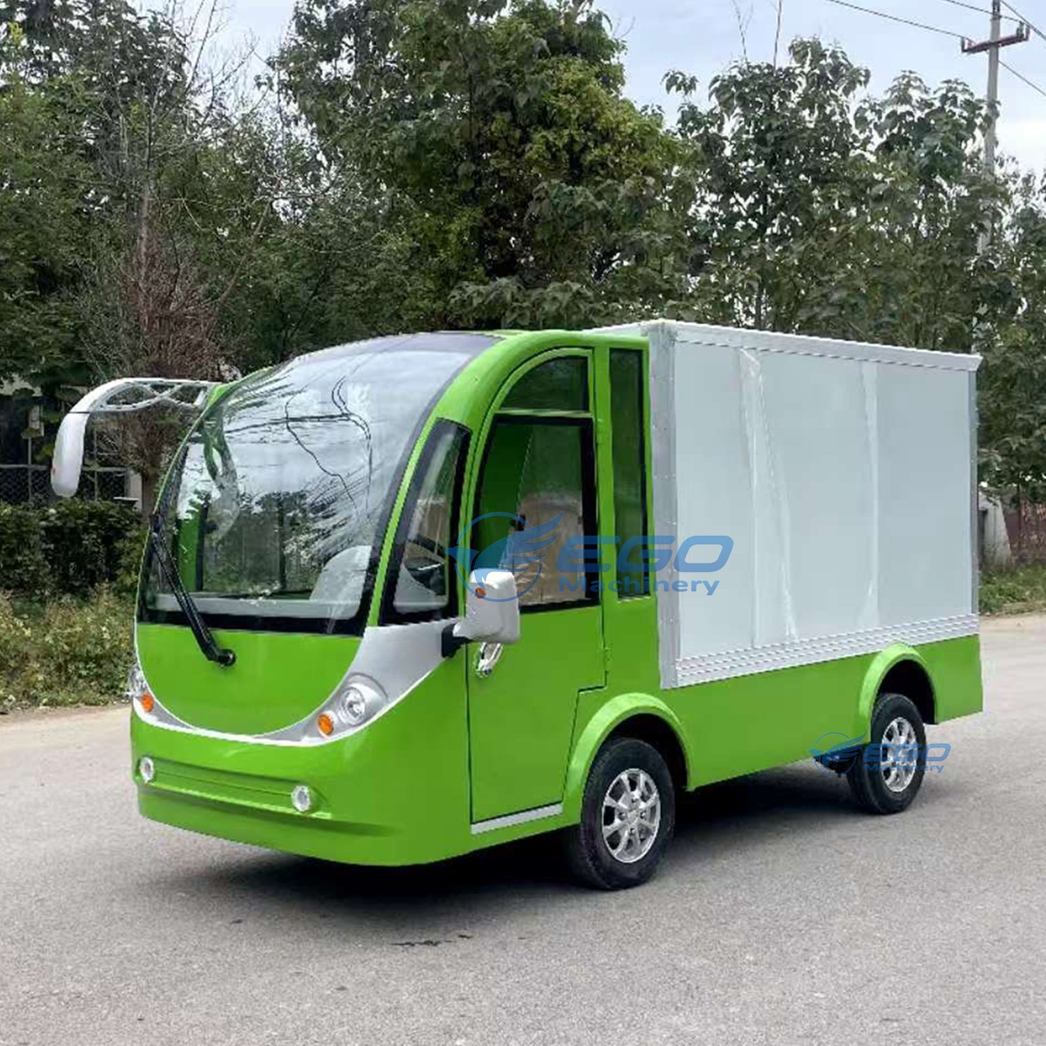 Electric Utility Van / China Small Campe Commercial EV Cargos Van Electric Vehicles Delivery Truck for Sale