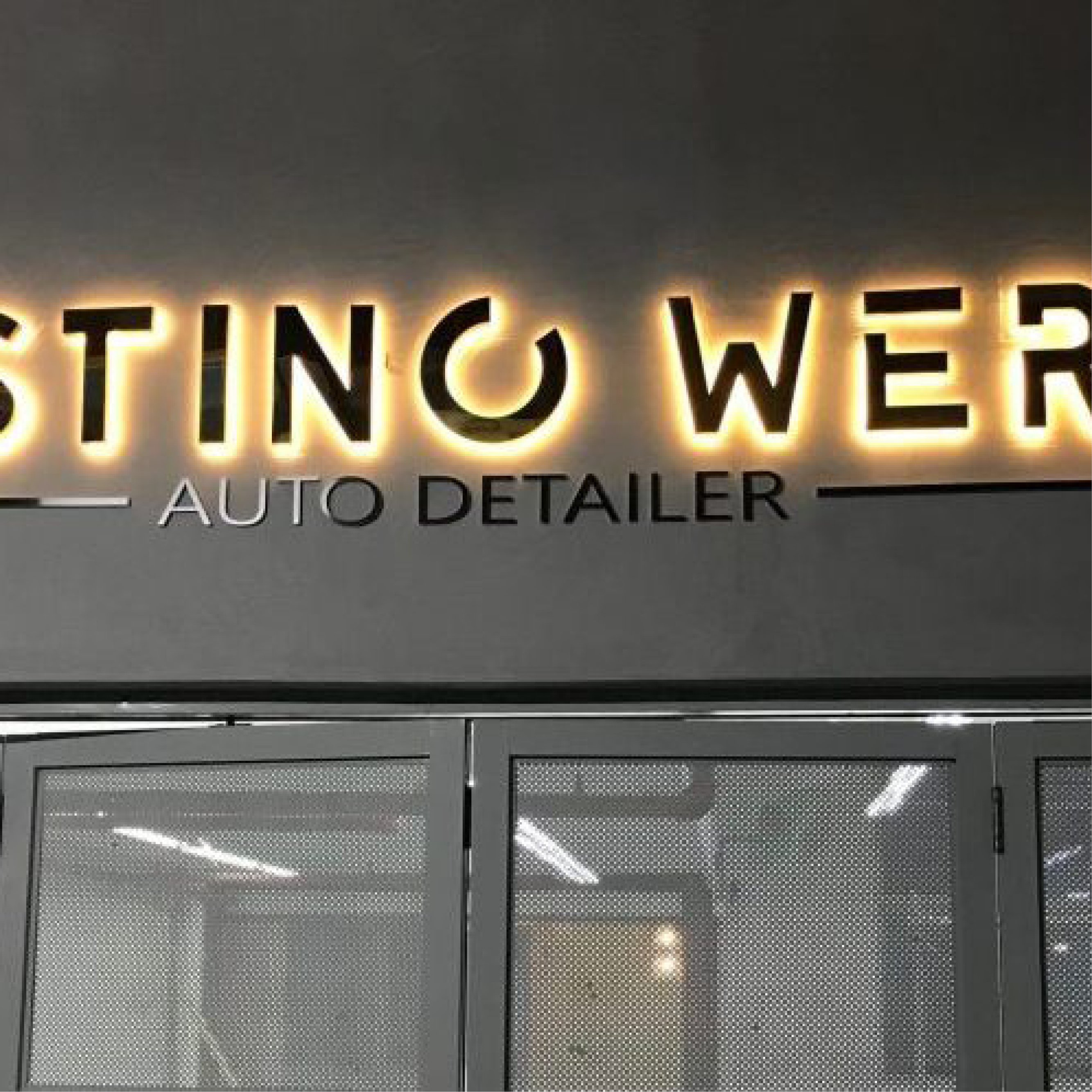 Lighted Digital Door Sign Front and Backlit Letters 3D Lighting Acrylic Led Channel Letters Signage Plug Electronic Signs