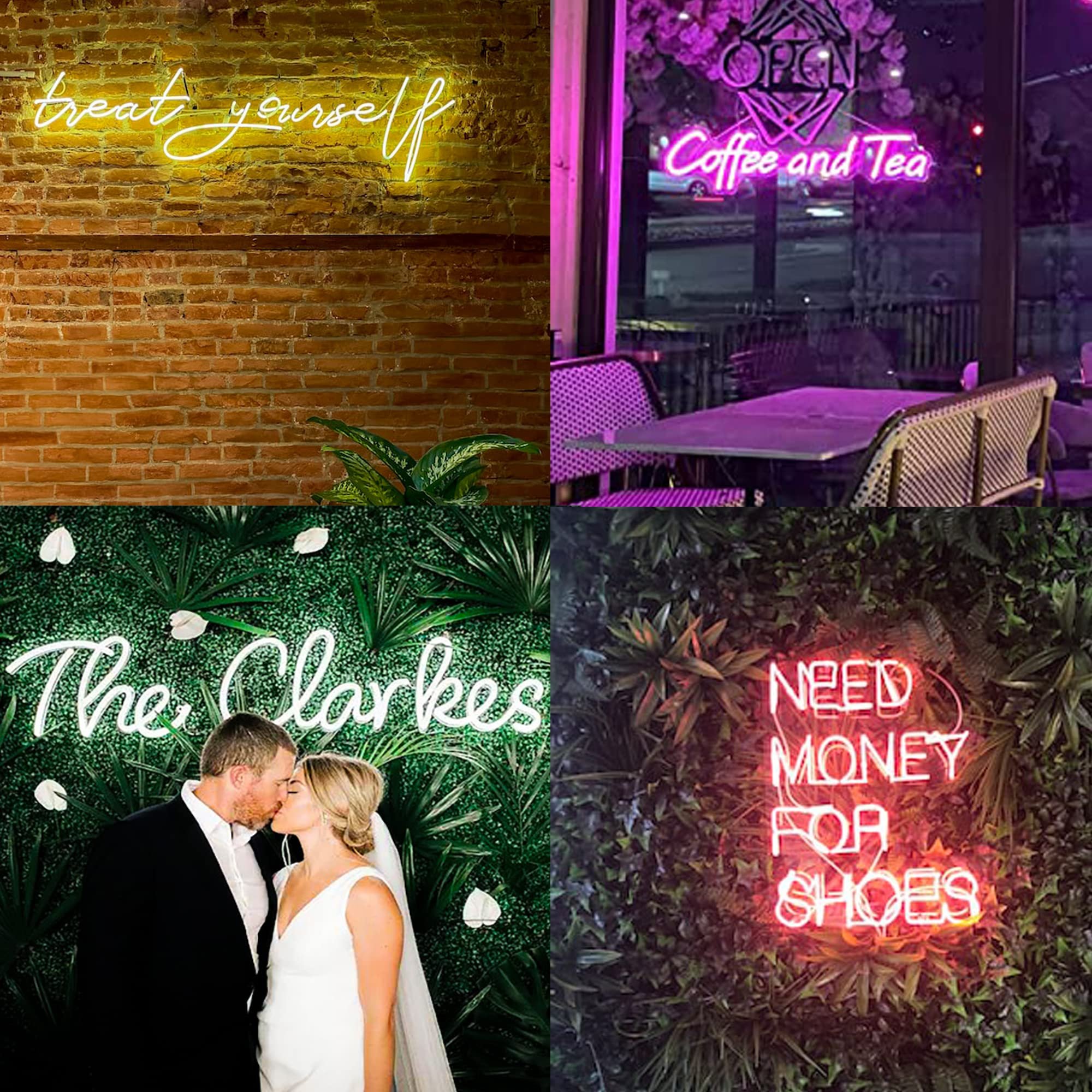 Custom Neon Signs Personalized Neon Sign for Bedroom Wall Decor Wedding and Birthday Party Decorations Gift