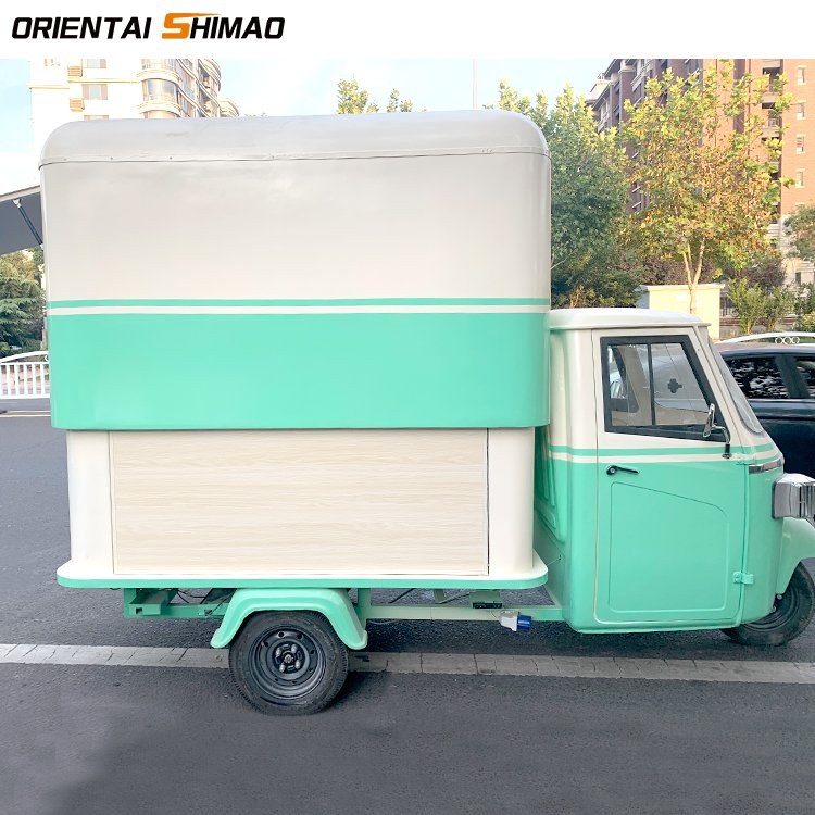 3.5m Length Electric Snack Cart Fast Food Tricycle Tuk Tuk for Sale Kenya