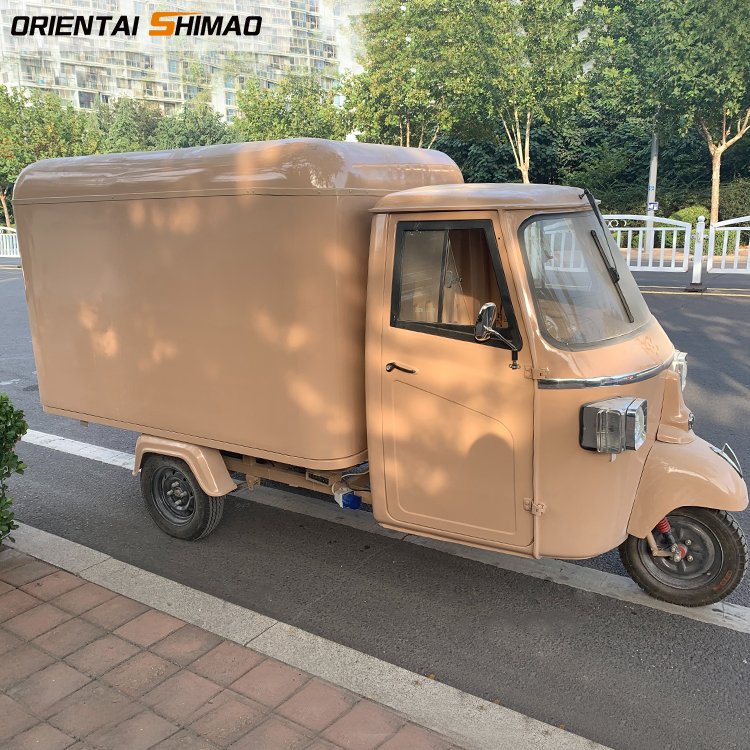 3.5m Length Electric Snack Cart Fast Food Tricycle Tuk Tuk for Sale Kenya