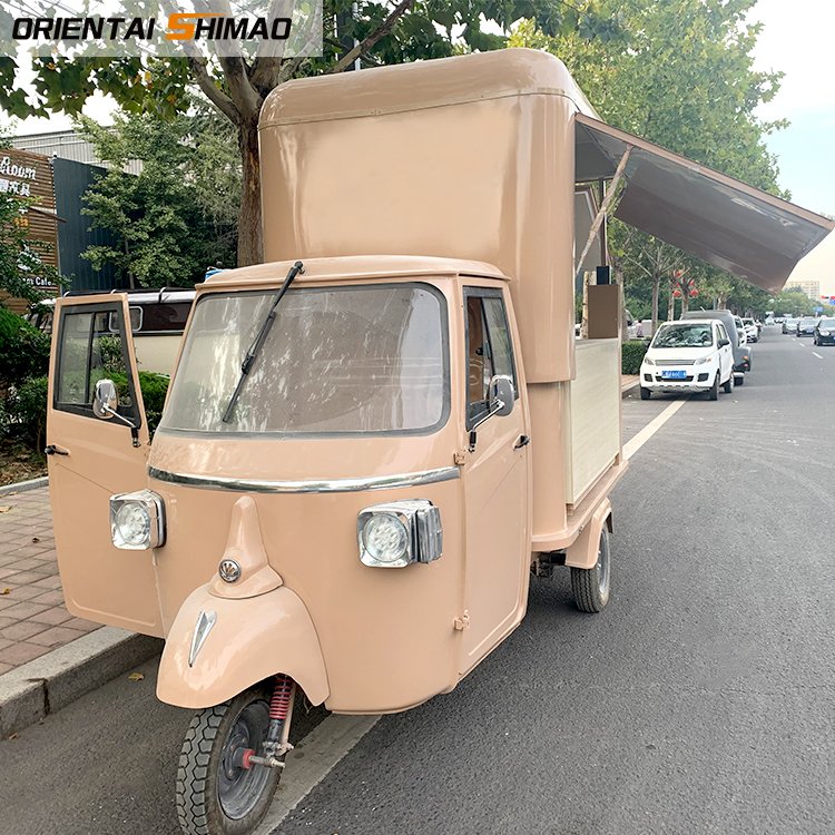 3.5m Length Electric Snack Cart Fast Food Tricycle Tuk Tuk for Sale Kenya
