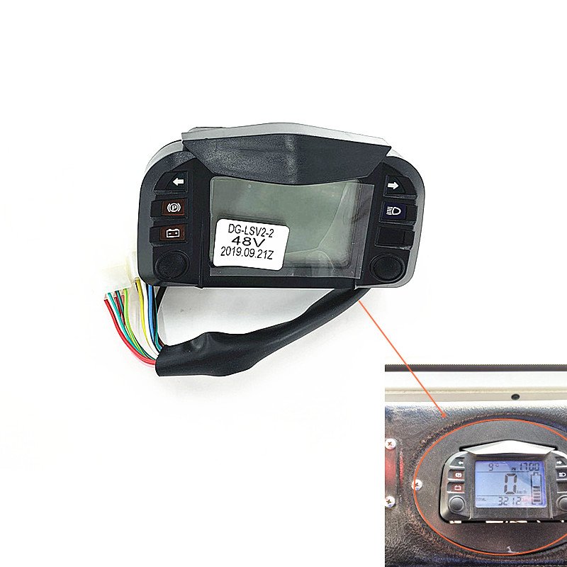 The Use of Four-wheel Electric Tour Bus Accessories for Golf Customers Speedometer Speed