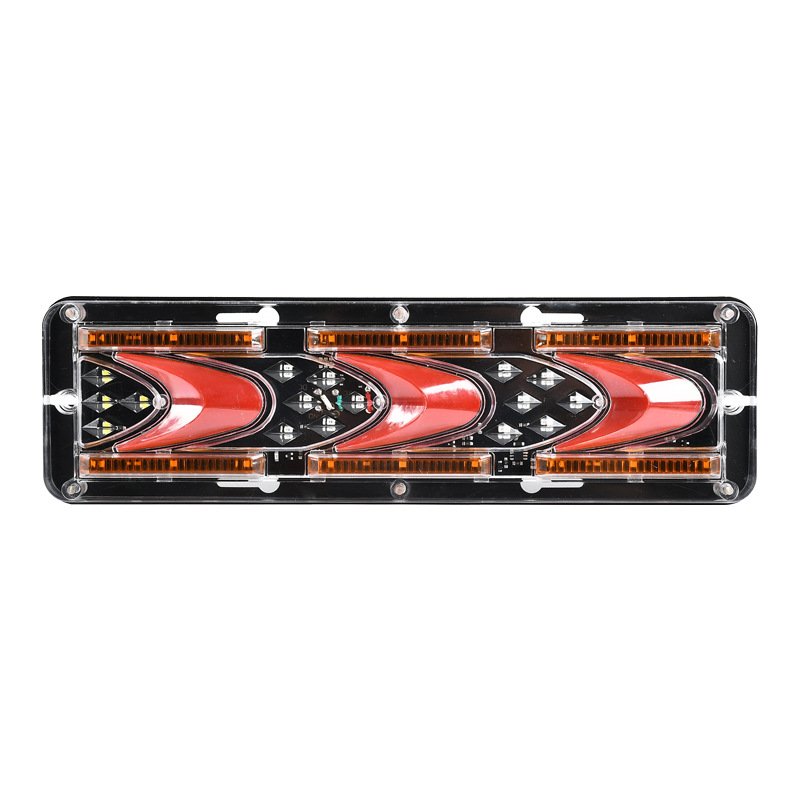HST-111001 24v Led Light Truck Dynamic Led Turn Signal Tail Lights 24V Rear Brake Lamp for Tractor Lorry Bus Caravan
