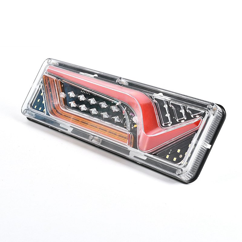 HST-111001 24v Led Light Truck Dynamic Led Turn Signal Tail Lights 24V Rear Brake Lamp for Tractor Lorry Bus Caravan