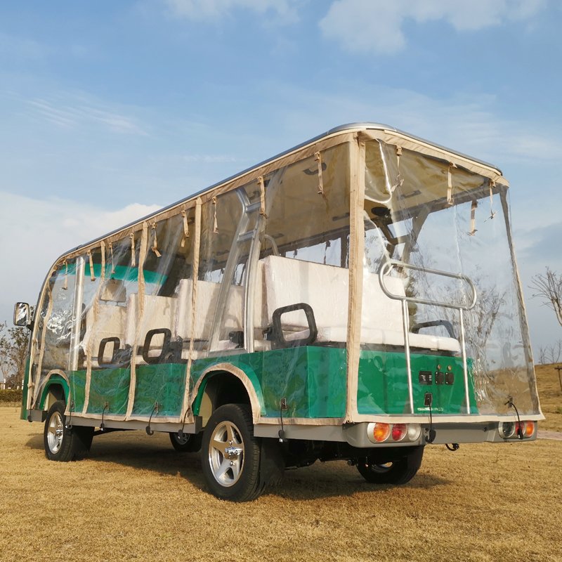 Lithium Battery Sightseeing Bus 14 Seats Cart Electric Sightseeing Bus