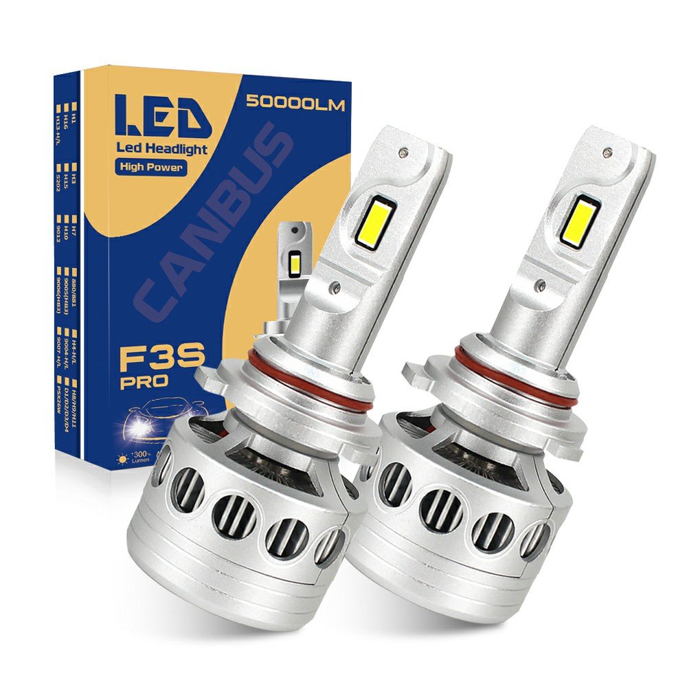 Super Bright F3S Pro High Lumen Canbus 300W 50000LM 12V 24V 6000k White Light Led Headlight Bulb H1 H4 H7 Led Headlight