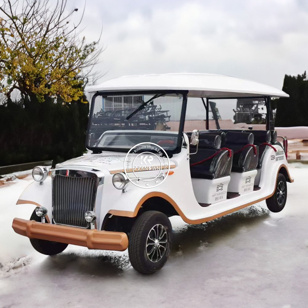 2025 Street Legal Old Retro Golf Cart Buggy Antique Electric Vintage Classic Bus Sightseeing Retro Car for Adults Sale