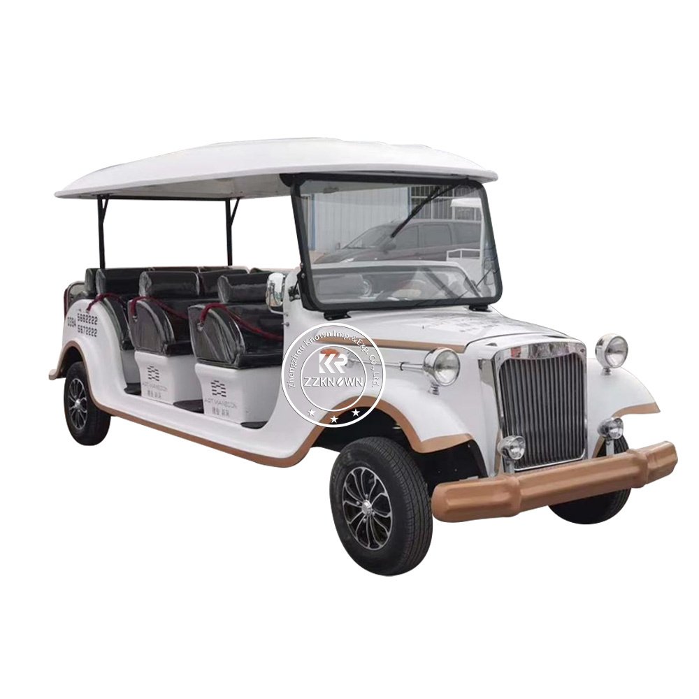 2025 Street Legal Old Retro Golf Cart Buggy Antique Electric Vintage Classic Bus Sightseeing Retro Car for Adults Sale