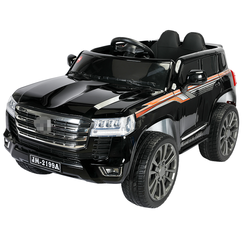Unisex Children's Electric Remote Control Off-Road Car Bus 12V Battery EVA Wheels Outdoor Ride-On Vehicle with Charger