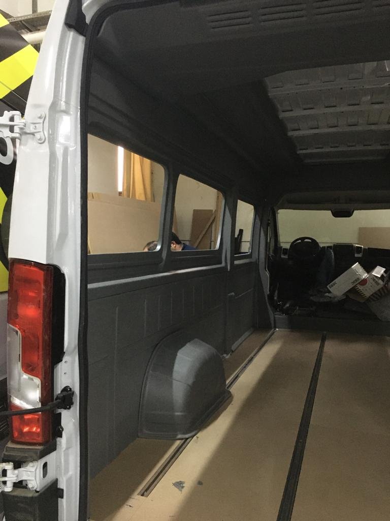VKM-18 **DUCATO INTERIOR TRIM SET** THERMOFORM ABS PLASTIC for COMMERCIAL VEHICLES, MOTORHOMES, MINIBUSES, COACHES, BUSES