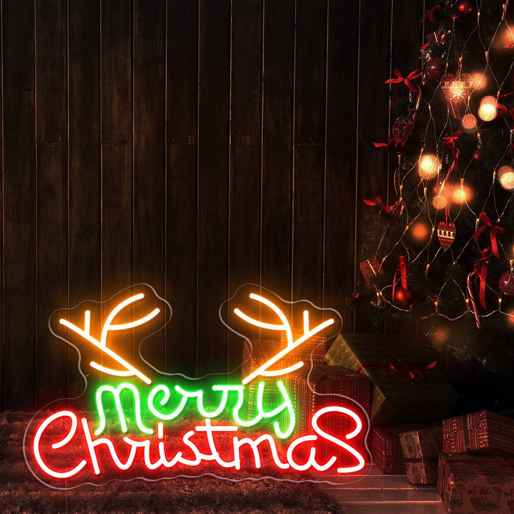 Drop Shipping Hot Selling Xmas Neon Flex Light Christmas Santa Claus Light Home Holiday Party Events Decor Neon Sign