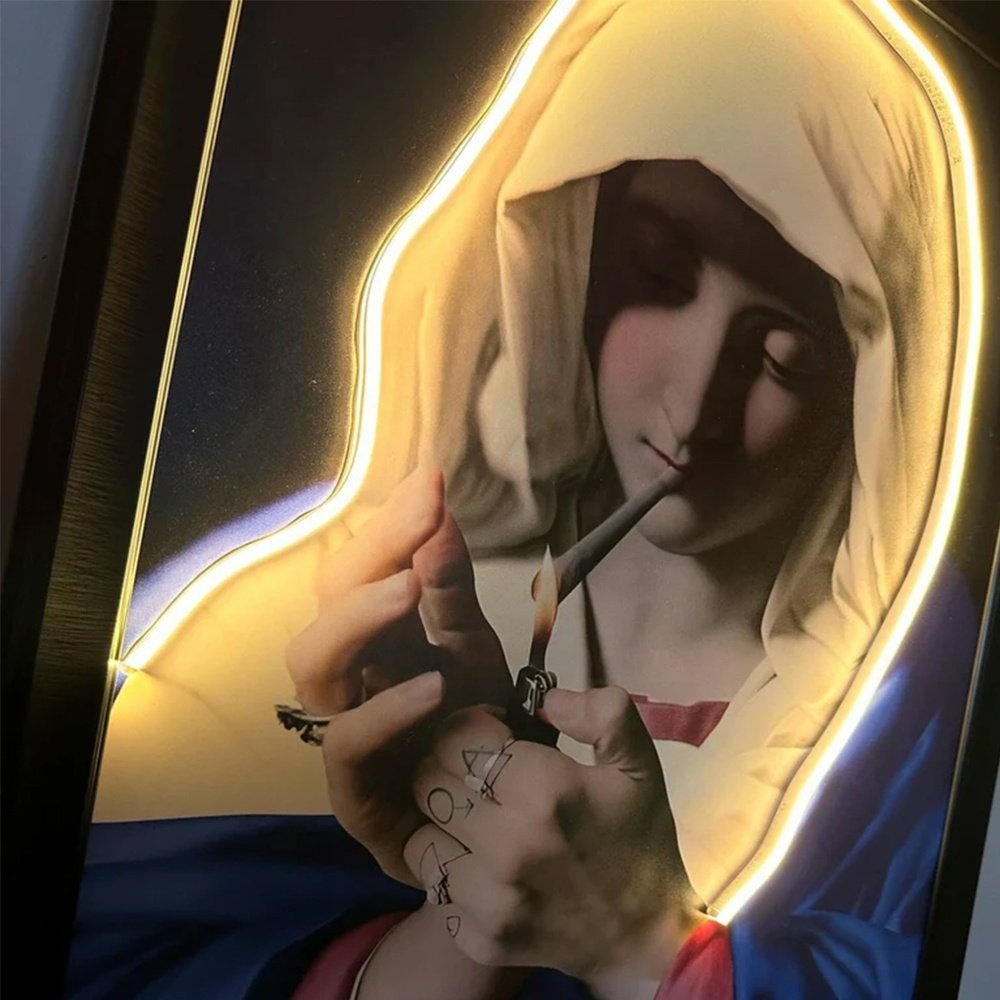 Custom Neon Painting Led Design Store Business logo Design Inner Exquisite Art Neon Light Sign for Wall Decoration