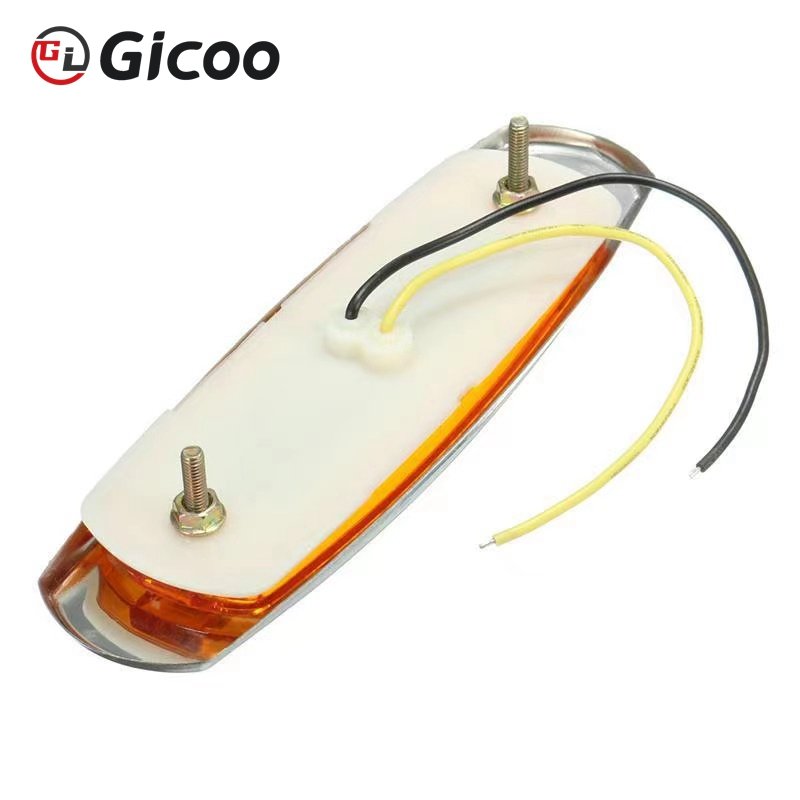 GICOO 12 SMD Truck Marker Side Light Car Decorative Signal Tail Lamp Car LED Taillight Lorry Caravan Bus Van Boat