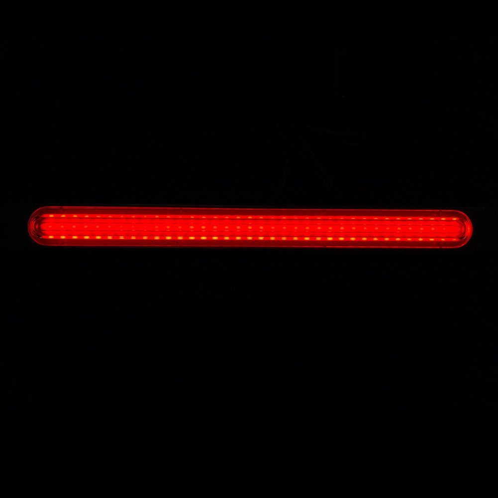 17" Submersible Red 72LED Flowing Turn signal Tail Light Sequential Turn Light Brake Light Bar Truck Trailer 10-30V School Bus