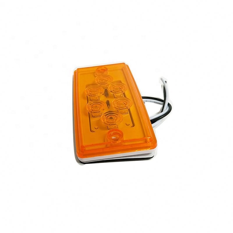 Factory Directly Low Power Universal 6led 12V-24V 1.2W Led Side Marker Light for Truck Car Trailer Motorcycle