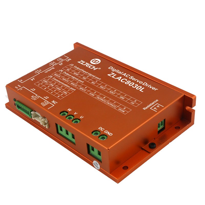 ZLTECH ZLAC8030L 24V 36V 48V 30A-60A 1000W 3 Phase CANOPEN RS485 AC DC Hub Servo Motor Driver for Automatic Delivery Robot