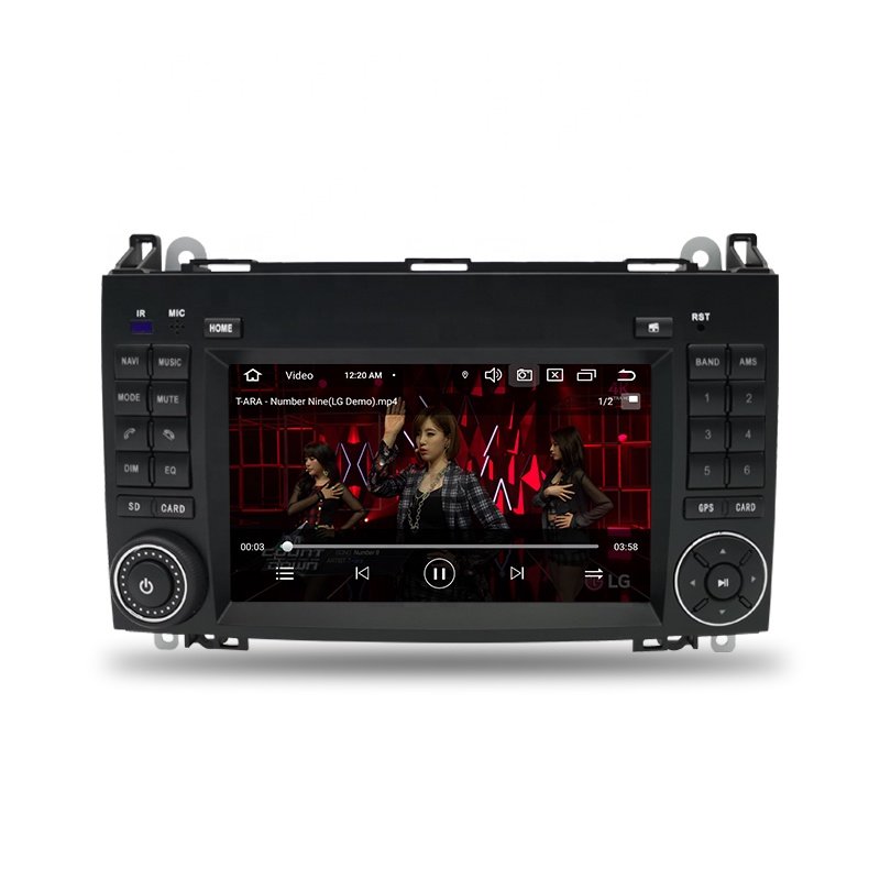 Route Android 8 Core Car Radio for Mercedes Benz B200 Vitos Car Gps with Wifi 4G BT Wireless Carplay Android Auto Car Video