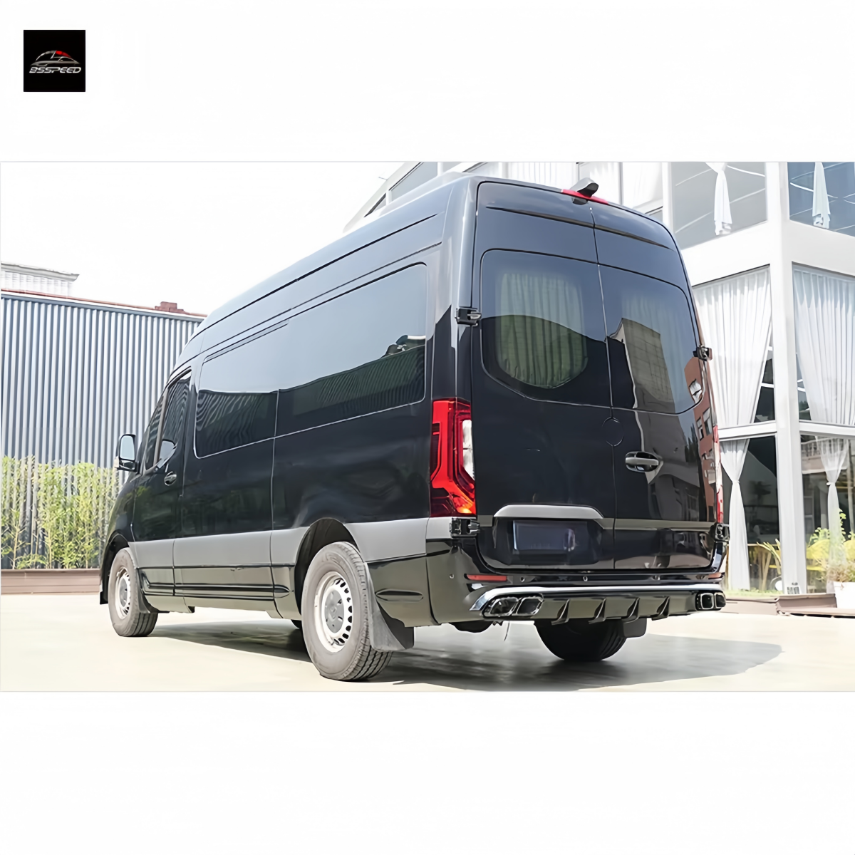 TIANSHENG AUTO 2024 Bodykit for Mercedes Benz Sprinter 2018-2023 W907 Model New Plastic Bumper Headlight Conversion Kit Upgrade