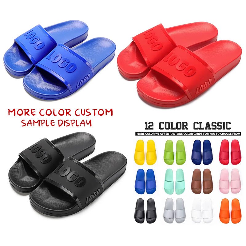 Design Luxury Man Brand Slides slippers Custom Plain Slide Sandal Beach Custom slippers for Men High Quality