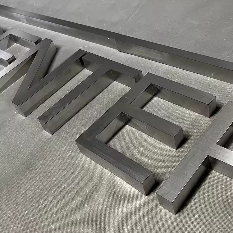Factory Custom 3D Stainless Steel Interior Wall Channel Letter Logo Sign