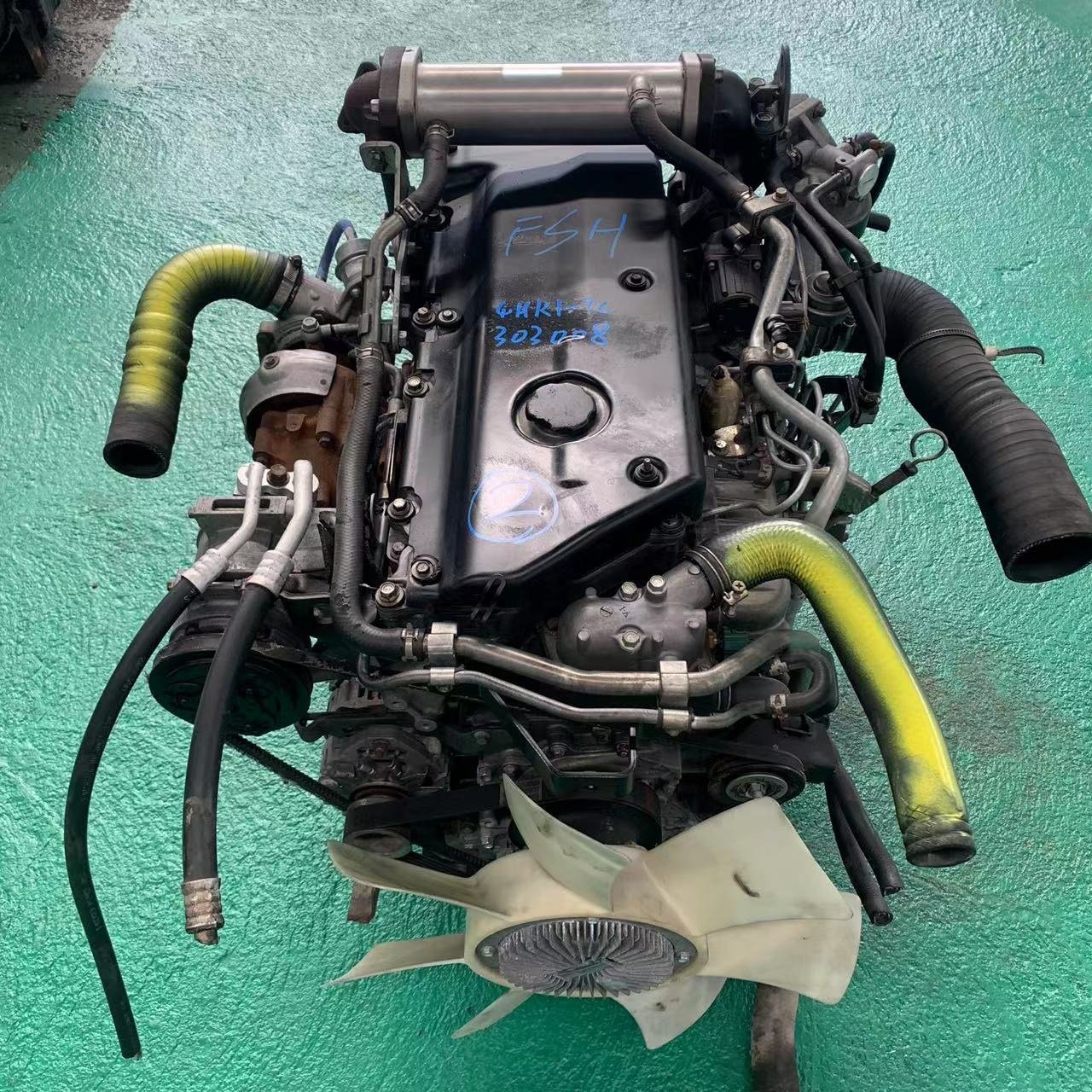 Manufacturer Wholesale High Quality Auto Parts 4HK1T Euro 3 Secondhand Used Diesel Engine for Trucks