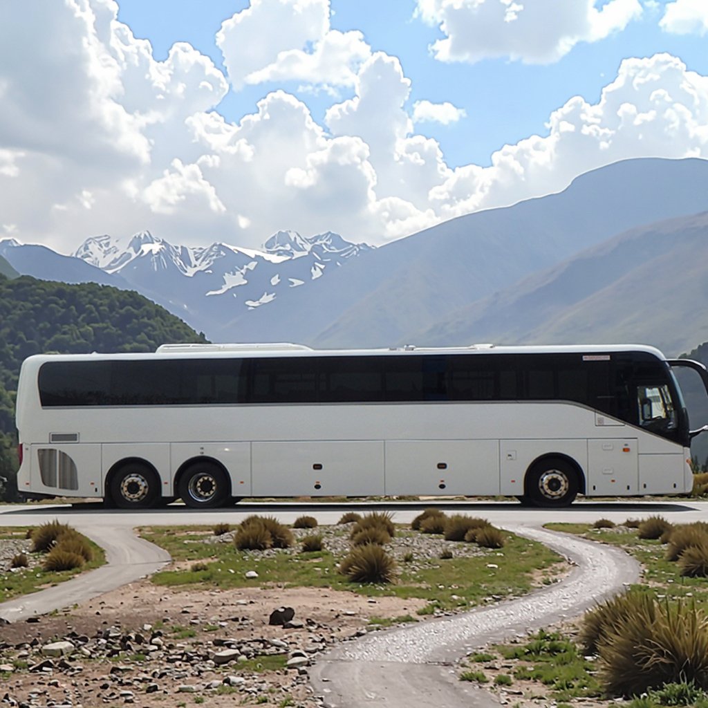 BONLUCK 75-Seats Tour Bus Autobuses Transportation Vehicle 6X4 Engine New Condition Diesel Fuel Manual Transmission Euro 3