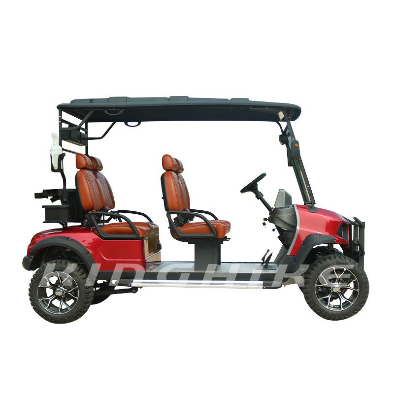 High Quality 4-Seater Lithium Battery 48v Golf Carts with Curtis Controller 4 Wheels Electric Low Price for Sale