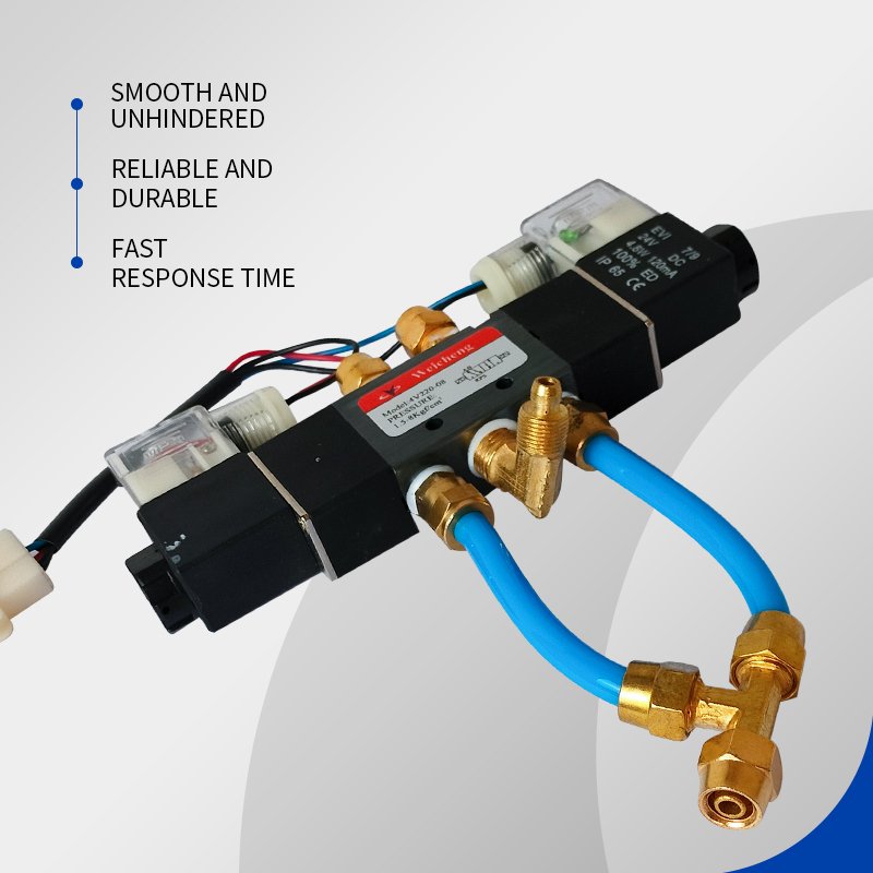 Chinese Bus Accessories DC 24V Door Pump Solenoid Valve 6208-00777 6100-05832 3749-00007 for ZK6120 KINGLONG HIGER Bus Parts